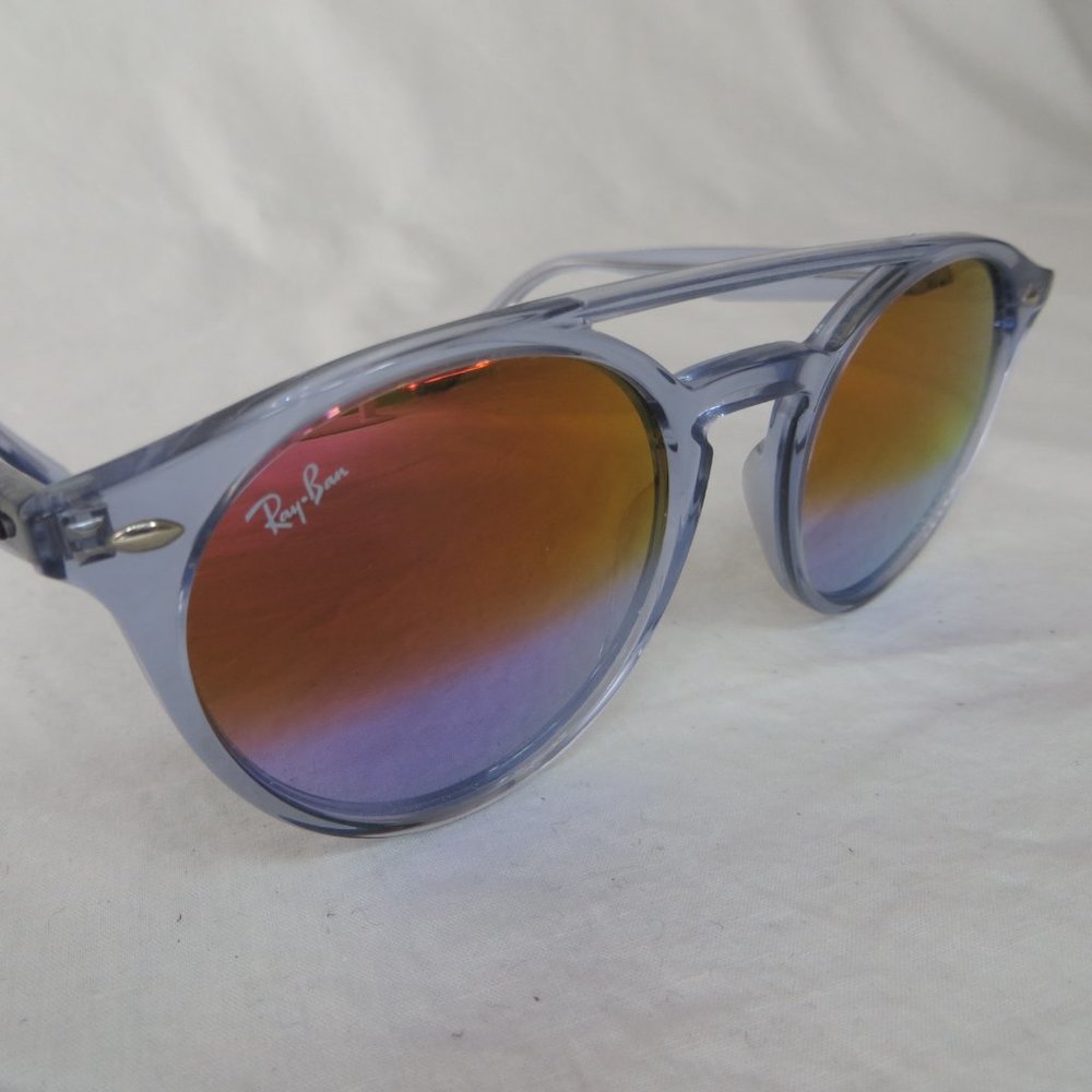 Ray Ban RB2180 Blue Round Sunglasses